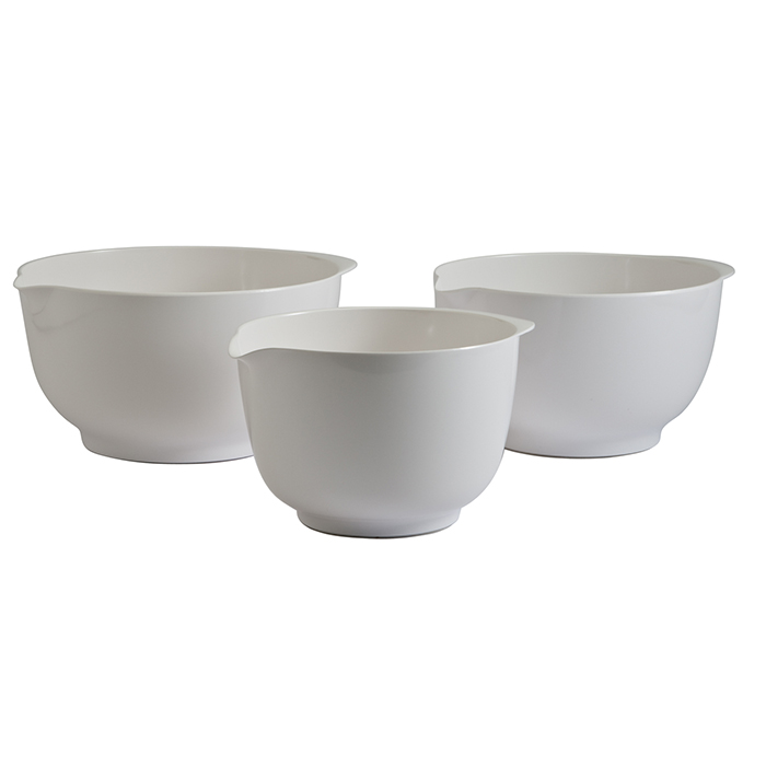 Melamine Mixing Bowls with Spout - Set of 3